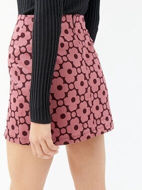 Urban Outfitters UO Floral Print Mini Skirt